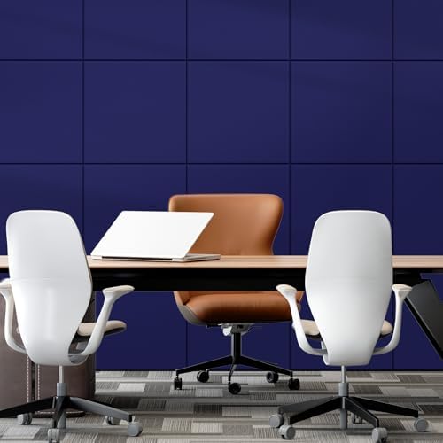 MaxGear Extra Large Bulletin Board 72" x 48", Dark Blue Felt Wall Tiles - Image 7