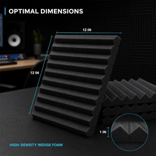 54 Pack Acoustic Foam Wall Panels - Image 3
