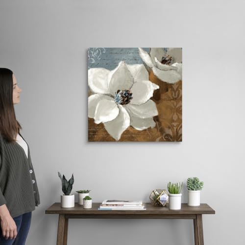 CANVAS ON DEMAND White Magnolias I Canvas Wall Art Print by Lanie Loreth - Image 2