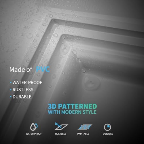Art3d PVC Ceiling Tiles, 3D Plastic Sheet in White, 2 × 4 ft - Image 5