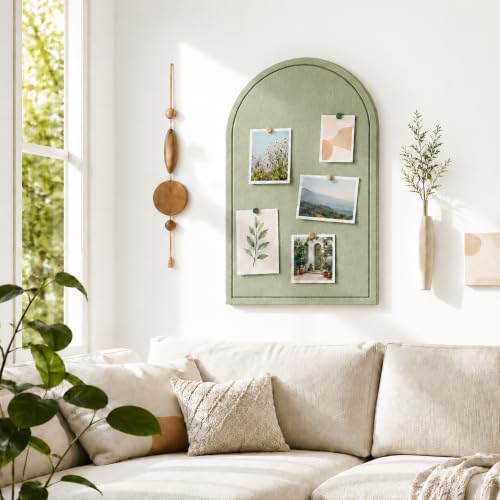 Large Arched Felt Bulletin Board, Sized 36" x 24" - Image 4