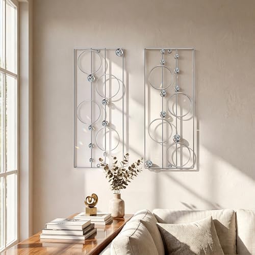 ZEXUIRU 2 Pcs. Abstract Metal Art - Image 2