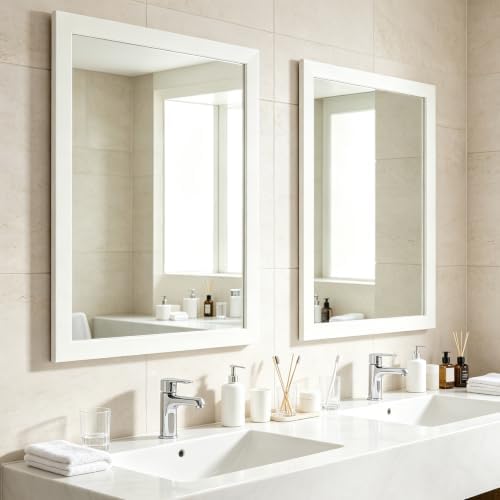 Bathroom Mirror for Over Sink 36x24 Inch Rectangular Wall Mirror - Image 4