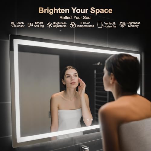Delma 30x55 LED Bathroom Vanity Mirror - Image 2