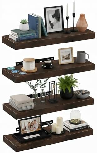 Lufia Floating Wall Shelves, MDF by Lufia