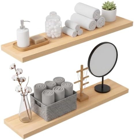 Lufia Floating Wall Shelves, MDF by Lufia