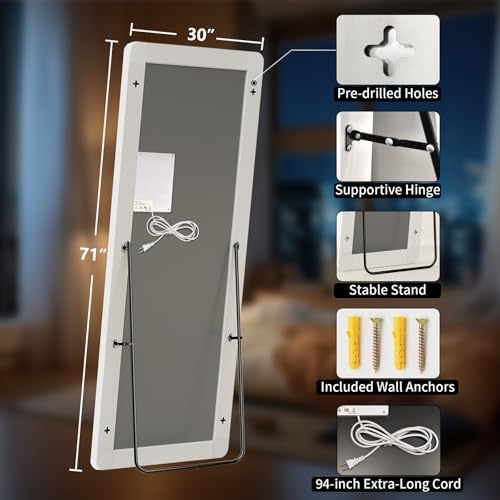 71" x 30" Rectangle Full Length Mirror - Image 3