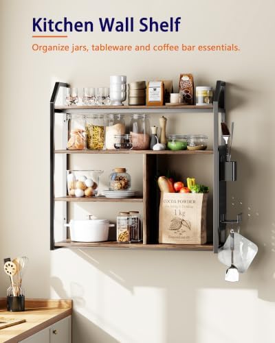 Floating Shelves with LED Light, 31.5" Wall Mounted Display Shelf - Image 5