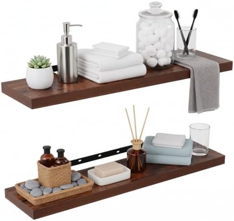 Lufia Floating Wall Shelves, MDF by Lufia