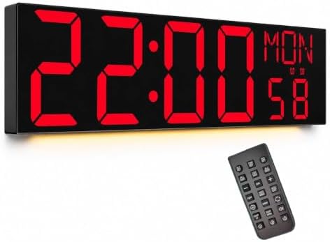 JALL 30" Giant Digital Wall Clock by JALL