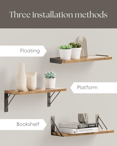 BAYKA Wall Mounted Floating Shelves - Image 3