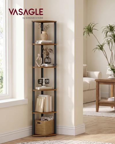 VASAGLE Superfast Toolless Assembly 6-Tier Corner Shelf - Image 2