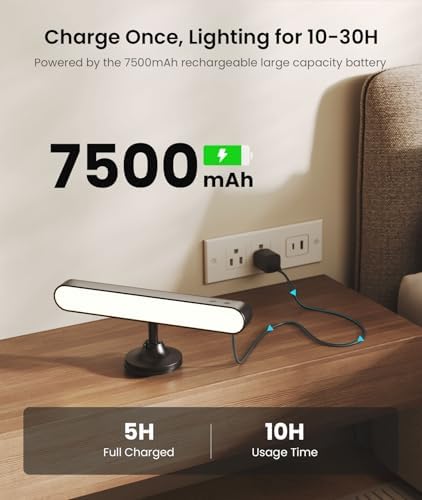 Rechargeable Battery Operated Wall Sconces 7500mAh, Wall Lights - Image 3
