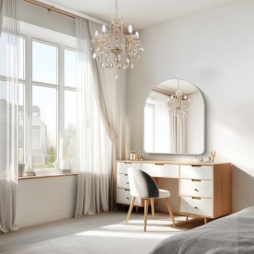 FORBATH Arched Bathroom Mirror 30x36 Inch, Arch Wall Mirror - Image 2