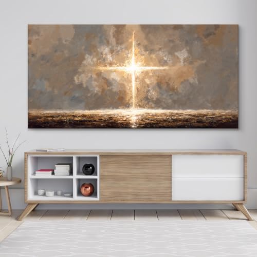 Canvas Wall Art Decor For Living Room Brown Minimalist Wall Oversized Modern - Image 2