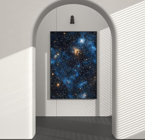 Laatse Dark Starry Sky Wallpaper Peel and Stick 17.5"x 393" - Image 5