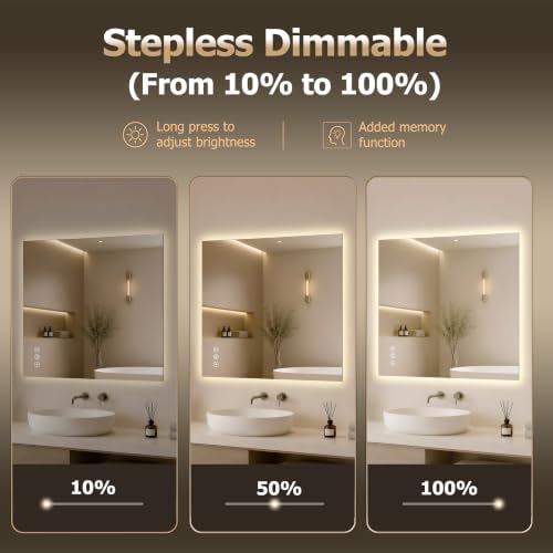 36"X36" LED Bathroom Mirror - Image 6