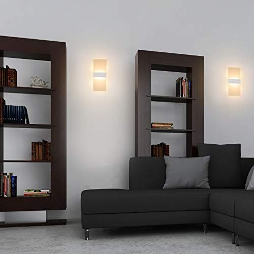 ChangM LED Wall Sconce Modern Wall Light Lamps 12W Warm White Up and Down - Image 5