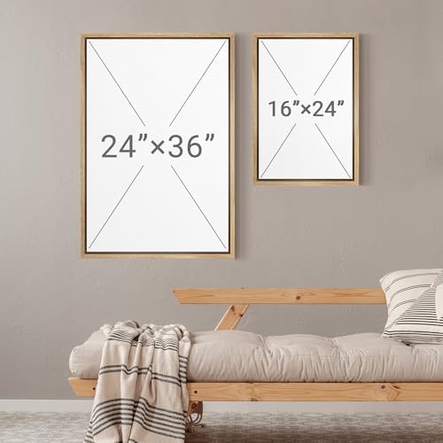 MUDECOR Framed Canvas Print Wall Art Set Western Boots Hats - Image 7