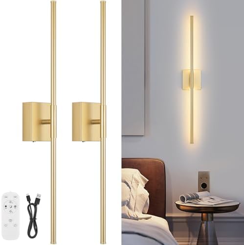 Battery Operated Wall Sconce Set of Two by JZEKVN