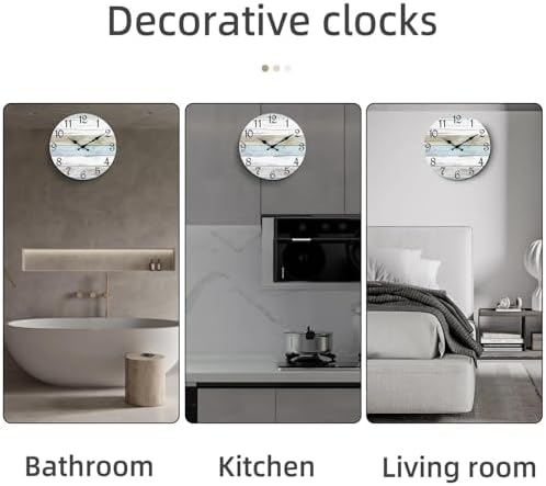 CHYLIN Wall Clock 18" Silent Non-Ticking Battery Operated - Image 5