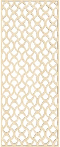 Resort Decorative Pierced Fretwork Wood Wall Panels, 17 3/8"W x 44 3/8"H x 3/8"T - Image 4