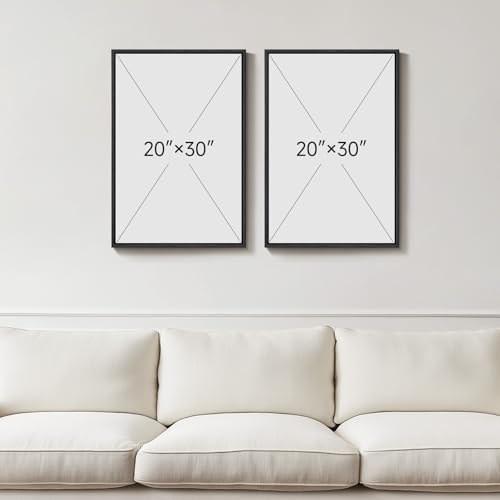 Framed Neutral Abstract Floral Wall Art - Image 3