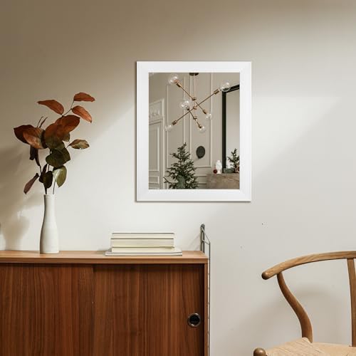 Ruomeng Rectangular Wall Mirror 16" x 20" Framed Mirror - Image 2