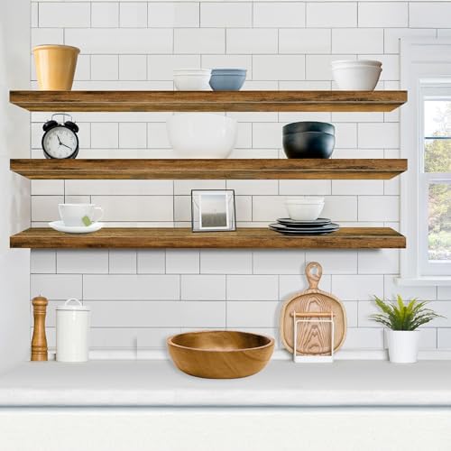 Sorbus Floating Shelves for Wall Storage - Image 2