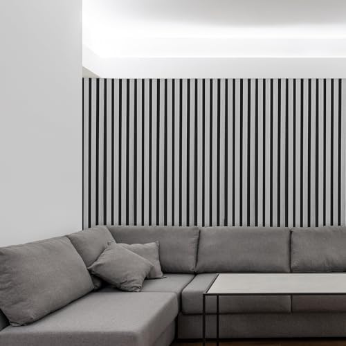 NeatiEase Wood Wall Panels, 9 Feet Acoustic Slat Wall Panels - Image 5