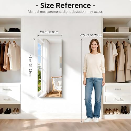 CILIBER Frameless Mirror, 20x48 Mirrors - Image 3