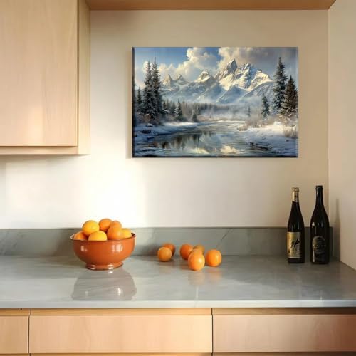 Serene Landscape Canvas Wall Art - Image 7