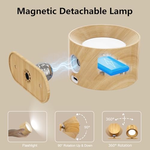 Kitloo Rechargeable Wall Sconces 2200mAH Battery Operated, 200LM LED Wall Light - Image 3