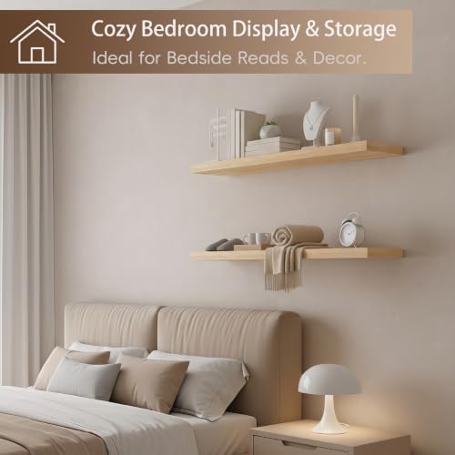 Lufia Floating Wall Shelves, MDF - Image 4