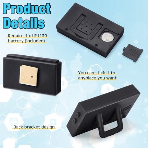Frienda 3 Pieces Mini Small Digital Clock Stick On - Image 4