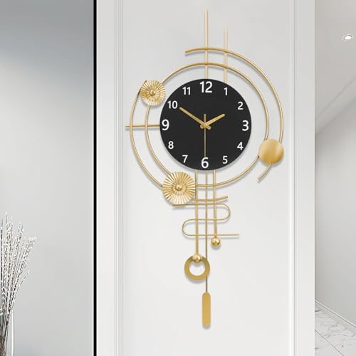 Wall Clock, Silent Quartz Movement Battery Operated - Image 7