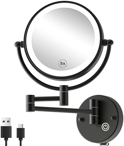 Wall Mounted Makeup Mirror by RECKODOR