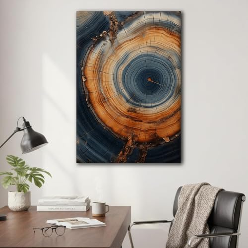 Tree Ring Wall Art Framed, Modern Nature Decor - Image 5