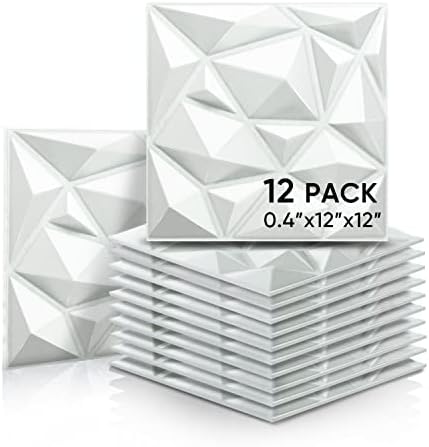 Sonic Acoustics 12 Pack 12 X 12 X 0.4 Inches Acoustic Absorption Panel by SonicAcoustics