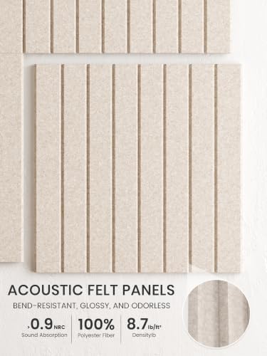 Bumusty 48"x 36" Large Felt Bulletin Board Tiles - Image 3