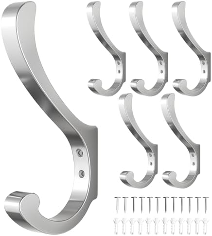 Coat Hooks Wall Mount for Hanging by jockcaras