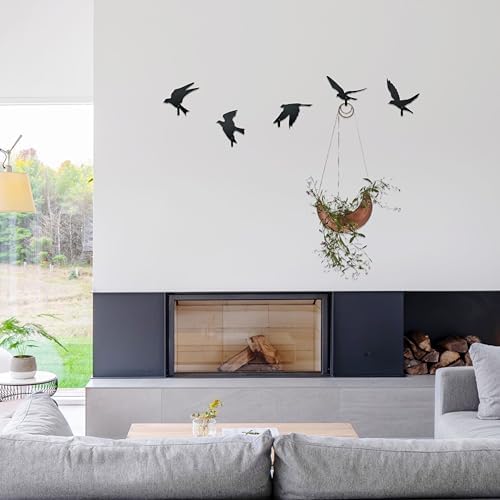 Set of 5 Bird Decorative Coat Wall Hooks, Unique Decorative Hooks - Image 5