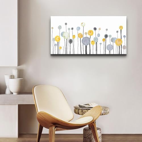 MHARTK66 Abstract Canvas Wall Art Dandelion Modern Minimalist Wall Decor – - Image 4
