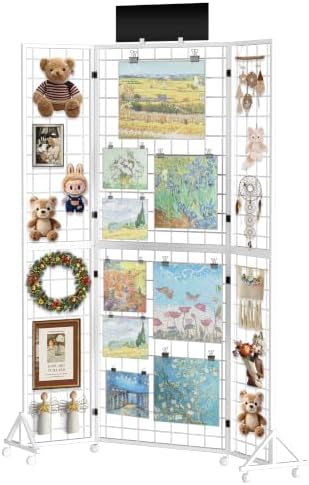 Foldable Grid Wall Panel, Gridwall Display Stand by DEMEGA