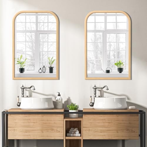 20"x30" Arch Wall Mirror for Wall, Wall Mounted Vanity Mirror for Bedroom - Image 2