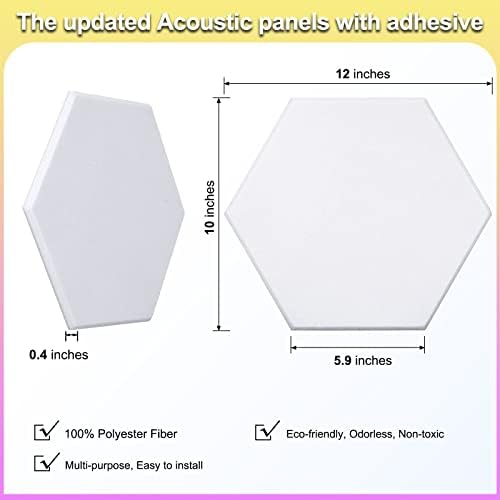 18 Pack Hexagon Acoustic Panels - Image 5