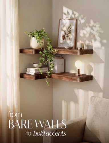 BATODA Corner Floating Shelves 17” x 12” - Image 7