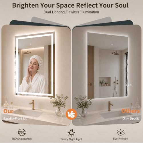 20"x30" LED Bathroom Mirror - Image 2