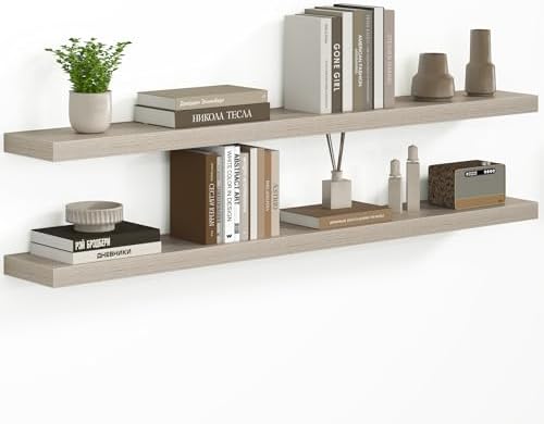 Fun Memories 55 Inch Floating Shelves by FunMemories