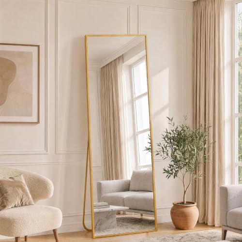 NEWBULIG 58"x19" Full Length Mirror, Full Body Floor Mirror by NEWBULIG